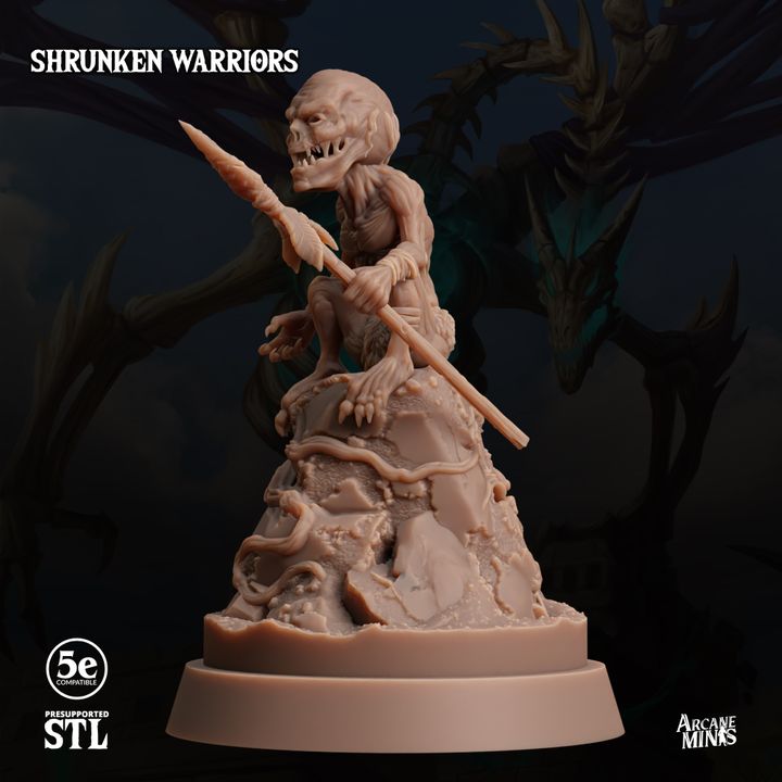 Undead Necromancer Warrior Miniature | Medium | Sordane Publishing | D&D DnD Pathfinder Miniature