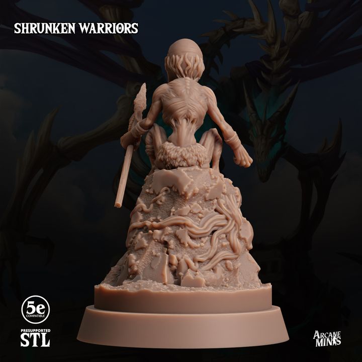 Undead Necromancer Warrior Miniature | Medium | Sordane Publishing | D&D DnD Pathfinder Miniature