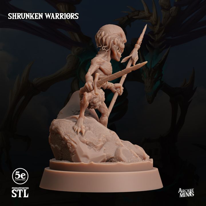 Undead Necromancer Warrior Miniature | Medium | Sordane Publishing | D&D DnD Pathfinder Miniature