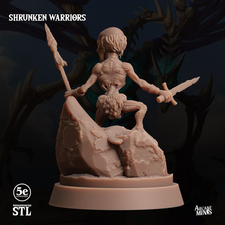 Undead Necromancer Warrior Miniature | Medium | Sordane Publishing | D&D DnD Pathfinder Miniature