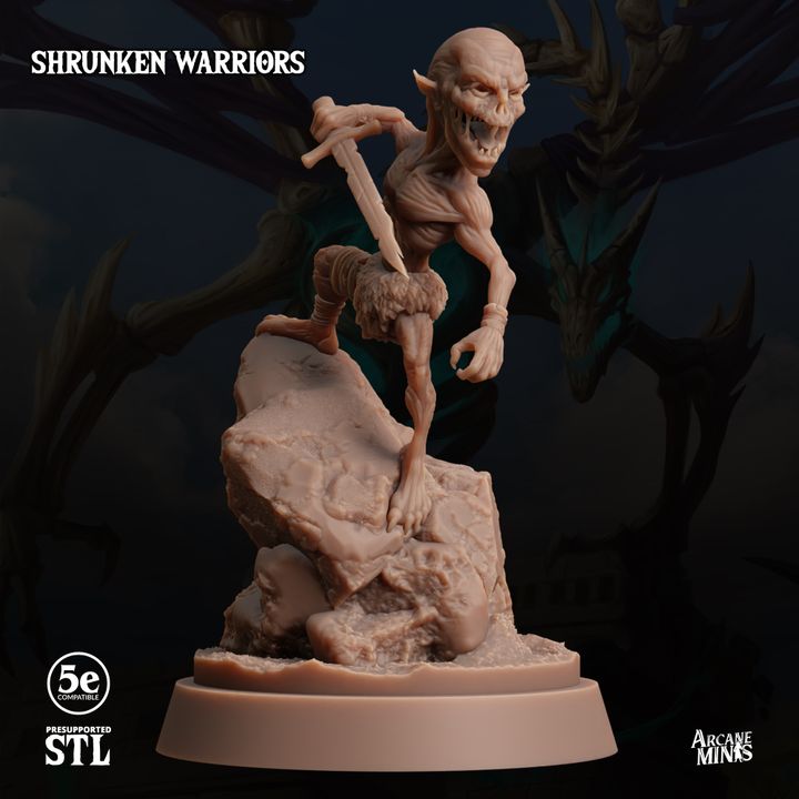 Undead Necromancer Warrior Miniature | Medium | Sordane Publishing | D&D DnD Pathfinder Miniature