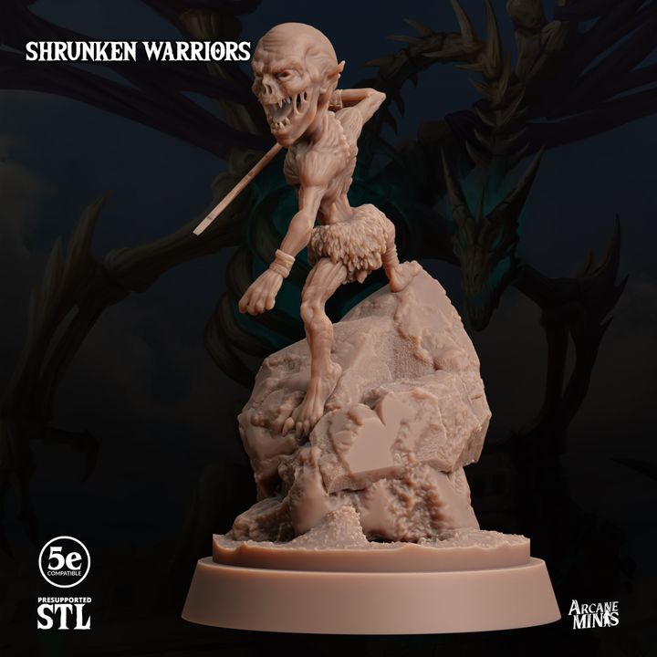 Undead Necromancer Warrior Miniature | Medium | Sordane Publishing | D&D DnD Pathfinder Miniature