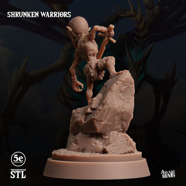 Undead Necromancer Warrior Miniature | Medium | Sordane Publishing | D&D DnD Pathfinder Miniature