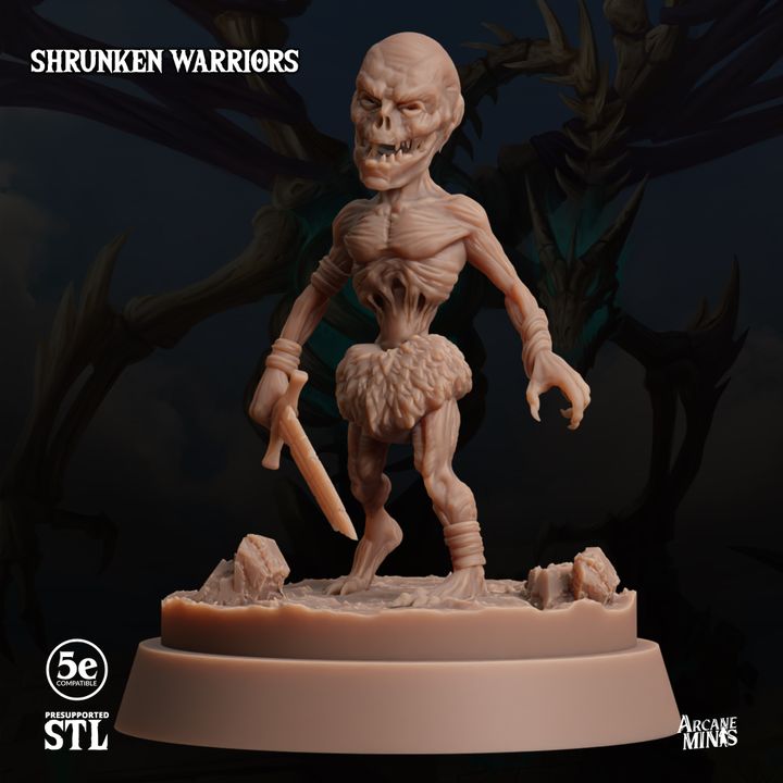 Undead Necromancer Warrior Miniature | Medium | Sordane Publishing | D&D DnD Pathfinder Miniature