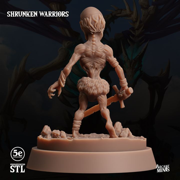 Undead Necromancer Warrior Miniature | Medium | Sordane Publishing | D&D DnD Pathfinder Miniature