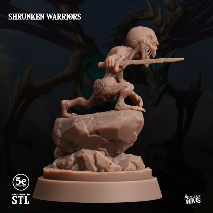 Undead Necromancer Warrior Miniature | Medium | Sordane Publishing | D&D DnD Pathfinder Miniature