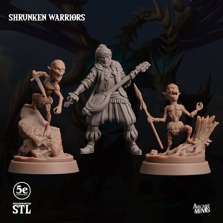 Undead Necromancer Warrior Miniature | Medium | Sordane Publishing | D&D DnD Pathfinder Miniature