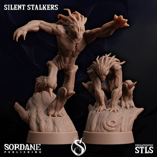 Silent Stalker - Crouching (25mm Base)