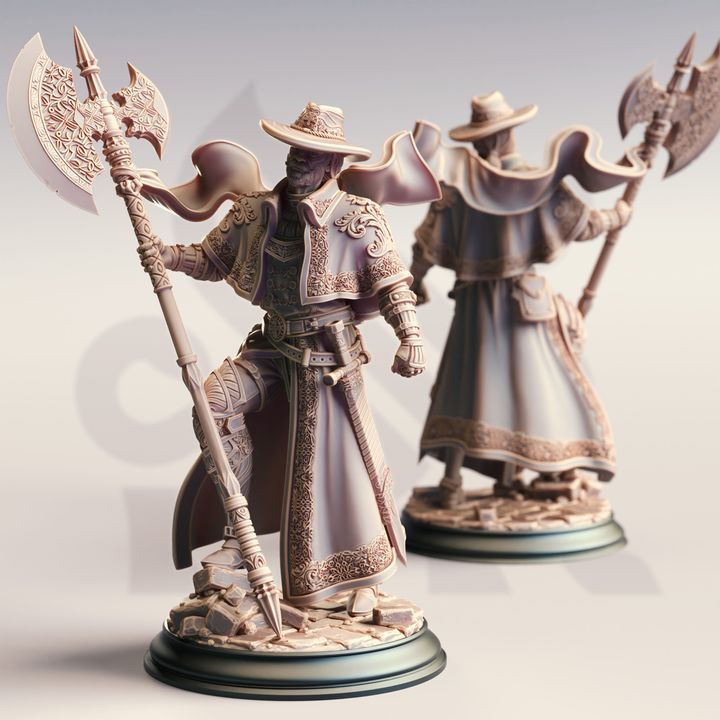 Mage Hunter Rogue Fighter | Medium | DM Stash | D&D DnD Pathfinder Miniature