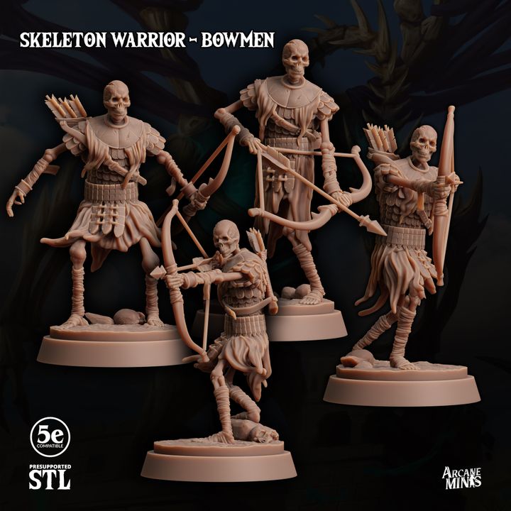 Skeleton Archer - Aiming (25mm Base)