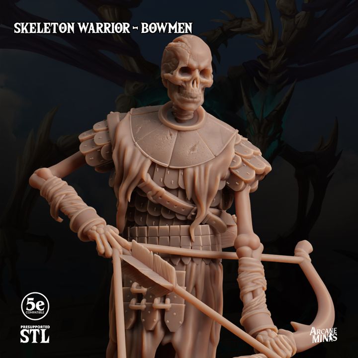 Skeleton Archer - Aiming (25mm Base)