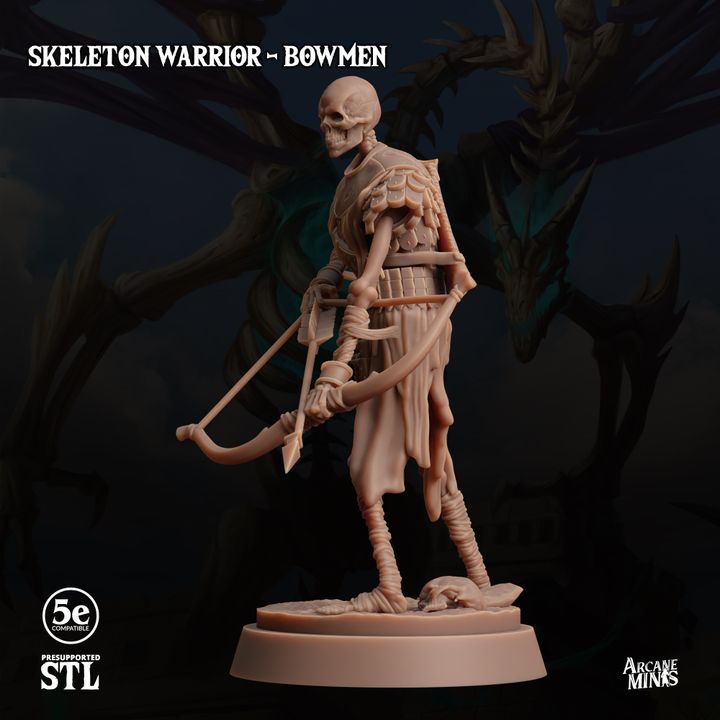 Skeleton Archer - Aiming (25mm Base)