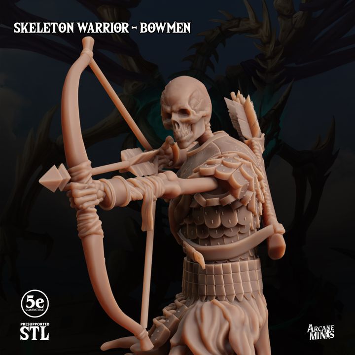 Skeleton Archer - Aiming (25mm Base)