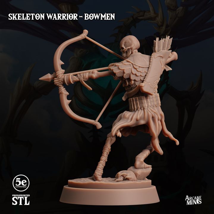 Skeleton Archer - Aiming (25mm Base)