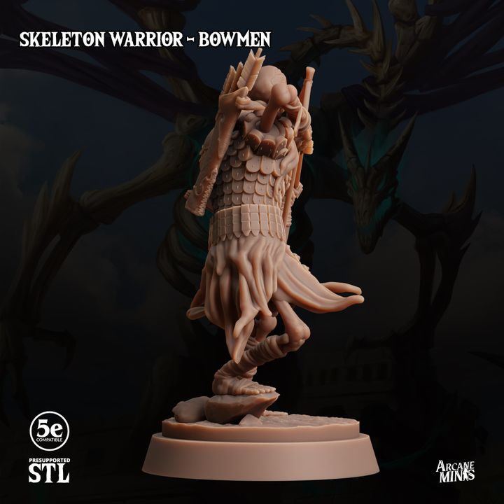 Skeleton Archer - Aiming (25mm Base)