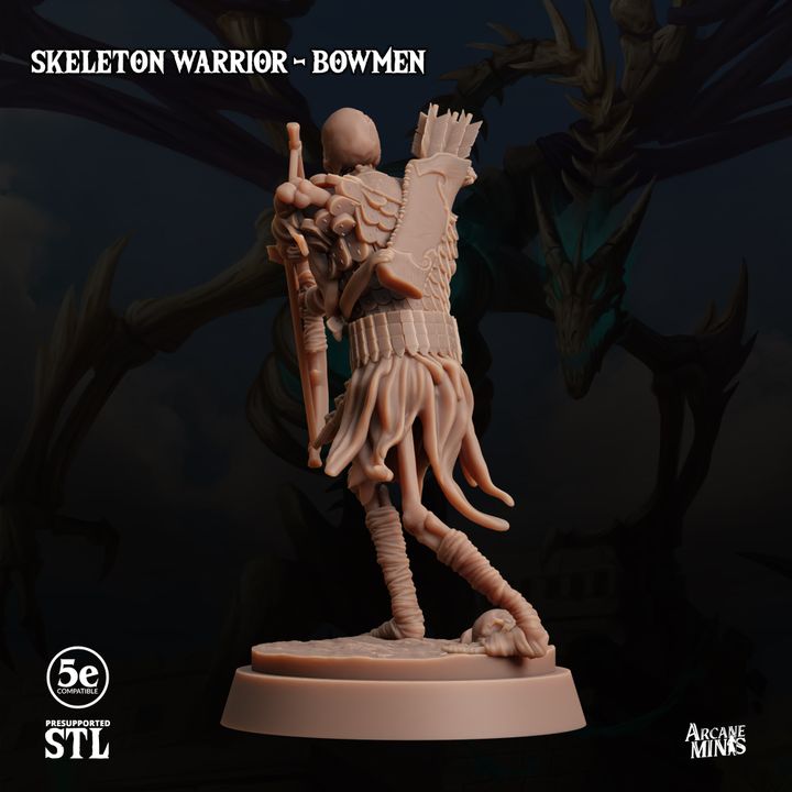 Skeleton Archer - Aiming (25mm Base)