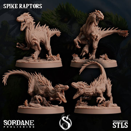 Spike Raptors - Running (30mm Base)