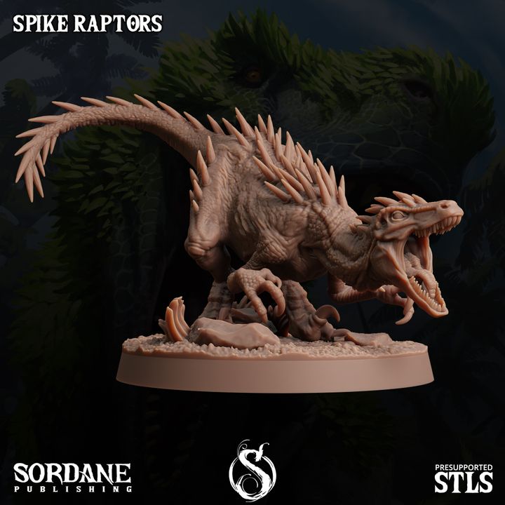 Spike Raptors - Running (30mm Base)