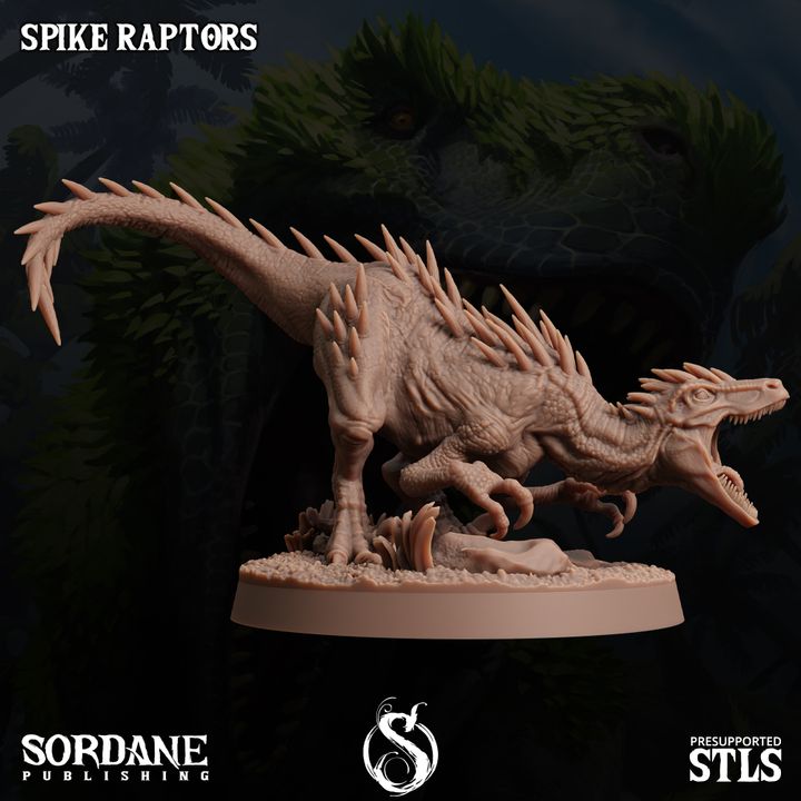 Spike Raptors - Running (30mm Base)