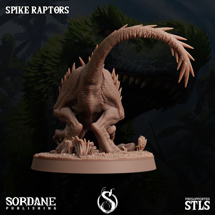 Spike Raptors - Running (30mm Base)