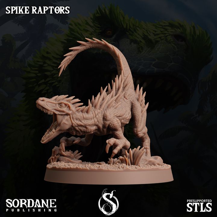 Spike Raptors - Running (30mm Base)