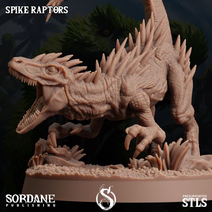 Spike Raptors - Running (30mm Base)
