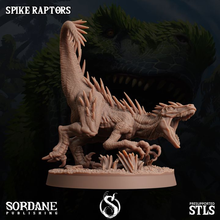 Spike Raptors - Running (30mm Base)