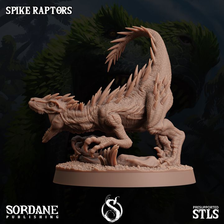 Spike Raptors - Running (30mm Base)