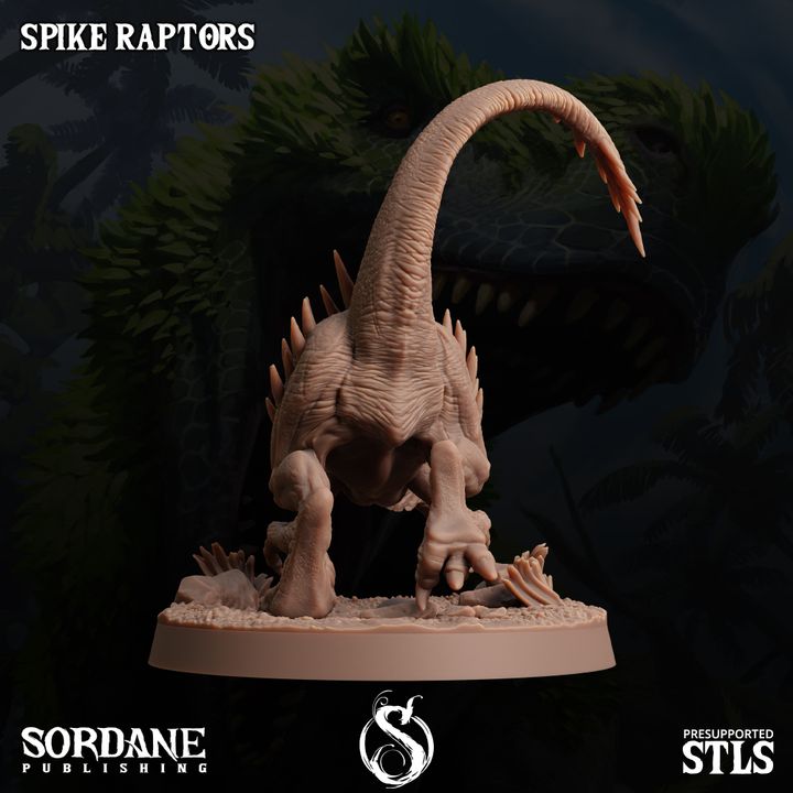 Spike Raptors - Running (30mm Base)