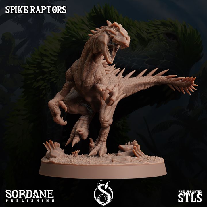 Spike Raptors - Running (30mm Base)