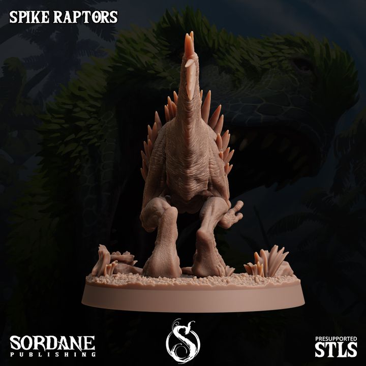 Spike Raptors - Running (30mm Base)
