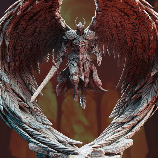 Ascended Angel Celestial Warrior Paladin | Large | DM Stash | D&D DnD Pathfinder Miniature