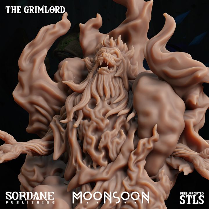 Grimlord - Commanding (25mm Base)