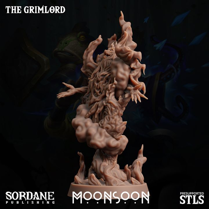 Grimlord - Commanding (25mm Base)