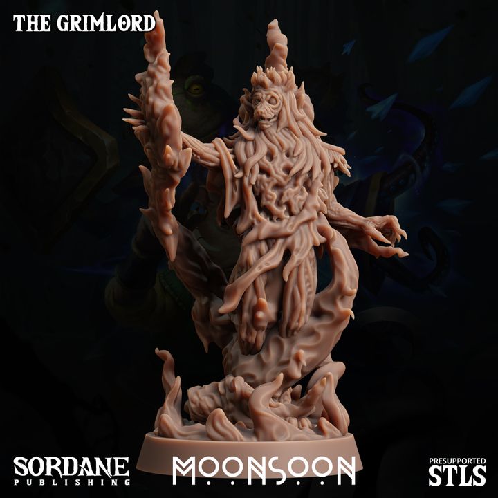 Grimlord - Commanding (25mm Base)