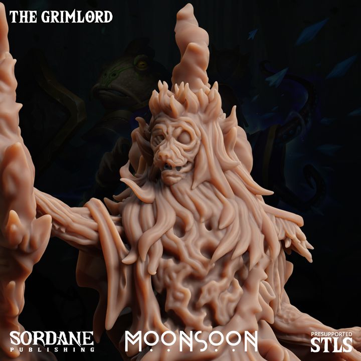 Grimlord - Commanding (25mm Base)