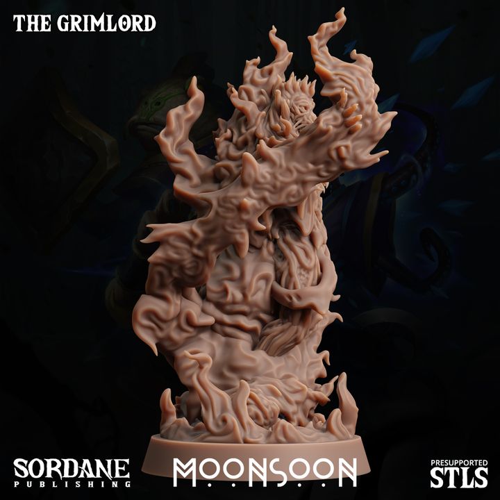 Grimlord - Commanding (25mm Base)