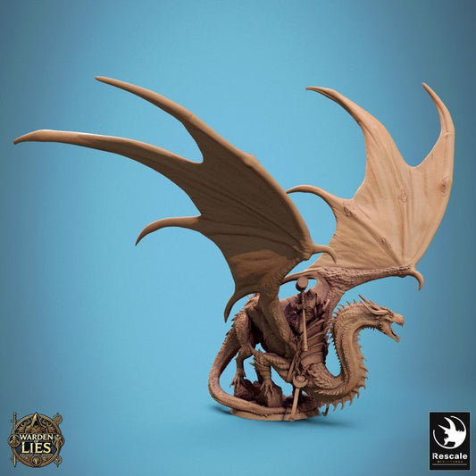 Thorn Dragon - Mounted (50mm Base)