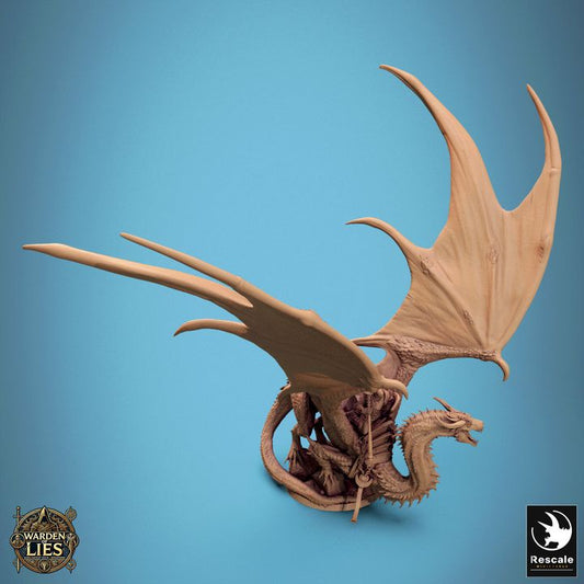 Thorn Dragon - Mounted (50mm Base)