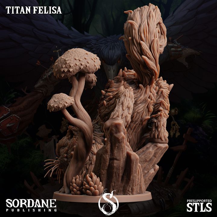 Titan Prowling Beast Nature | Medium | Sordane Publishing | D&D DnD Pathfinder Miniature