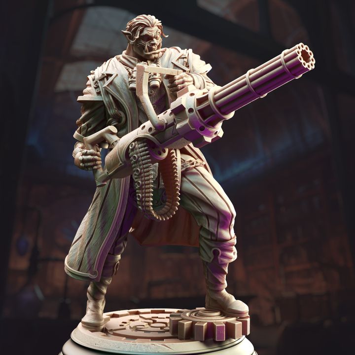 Half-Orc Artificer Tools Magic | Medium | DM Stash | D&D DnD Pathfinder Miniature