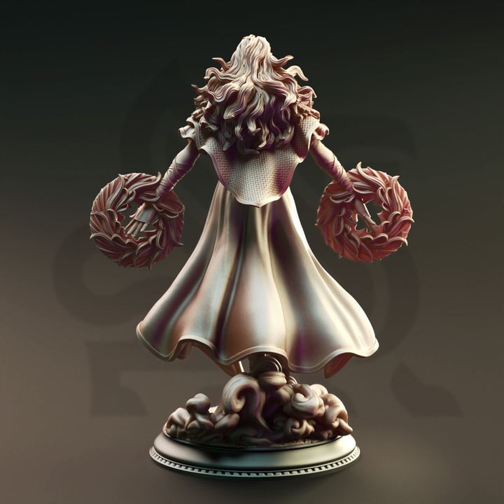 Half-Elf Sorceress Spellcaster Magic | Medium | DM Stash | D&D DnD Pathfinder Miniature