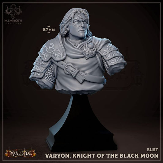 Knight Warrior Figurine Bust | Huge | Mammoth Factory | D&D DnD Pathfinder Miniature
