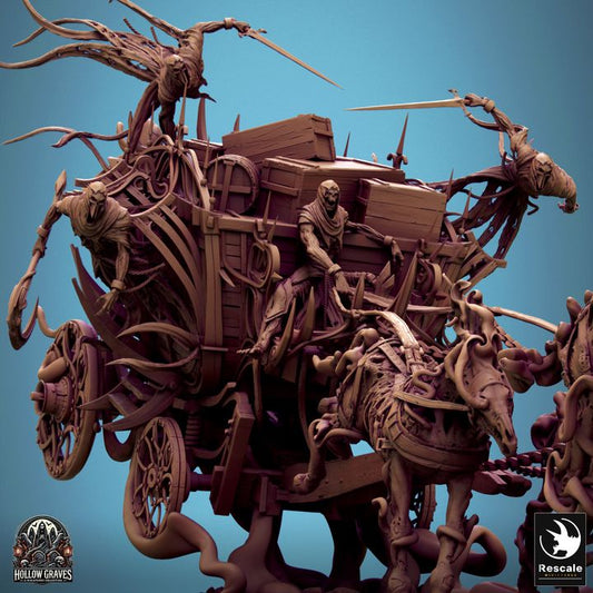 Wraith Wagon - With Ghosts (170mm Base)