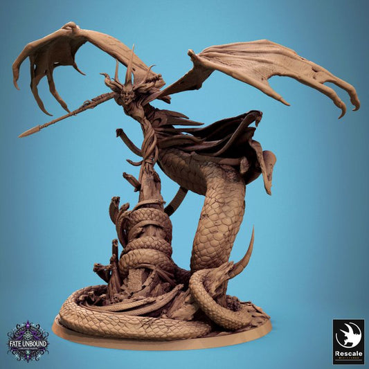 Zhaelyss, Ophidian Queen - Majestic (100mm Base)