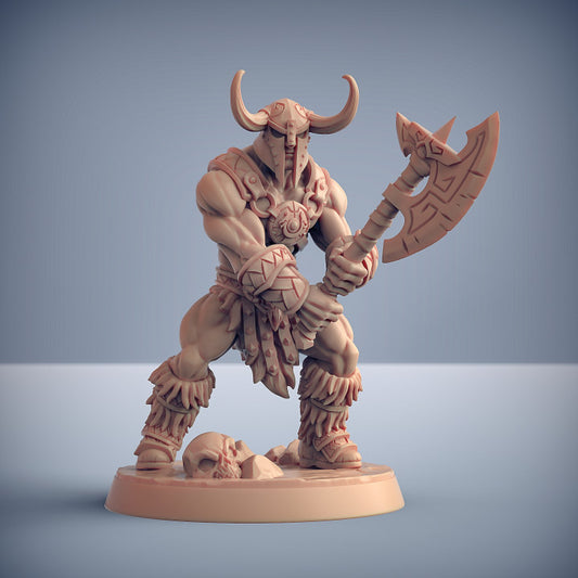 Dragonpeak Barbarian - Sword (25mm Base)