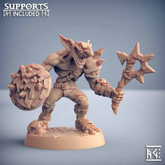 Sparksoot Goblin - Armed (25mm Base)