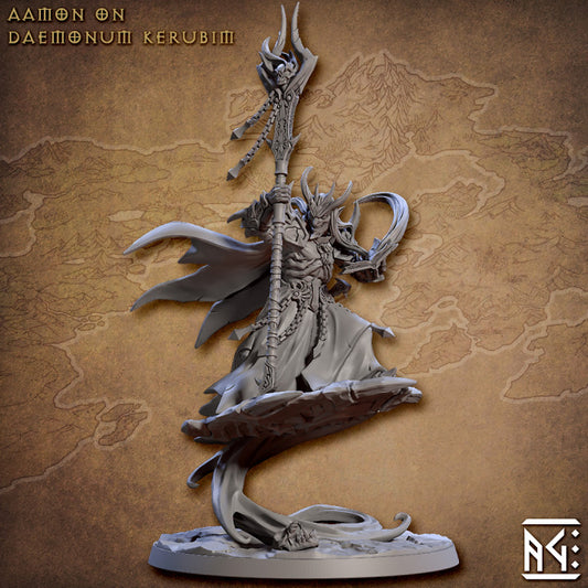 Demon King on Kerubim - Regal (100mm Base)