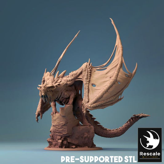 Adult Magma Dragon - Regal (75mm Base)