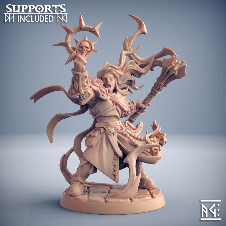 Cleric Faith Leader Mace Symbol | Medium | Artisan Guild | D&D DnD Pathfinder Miniature